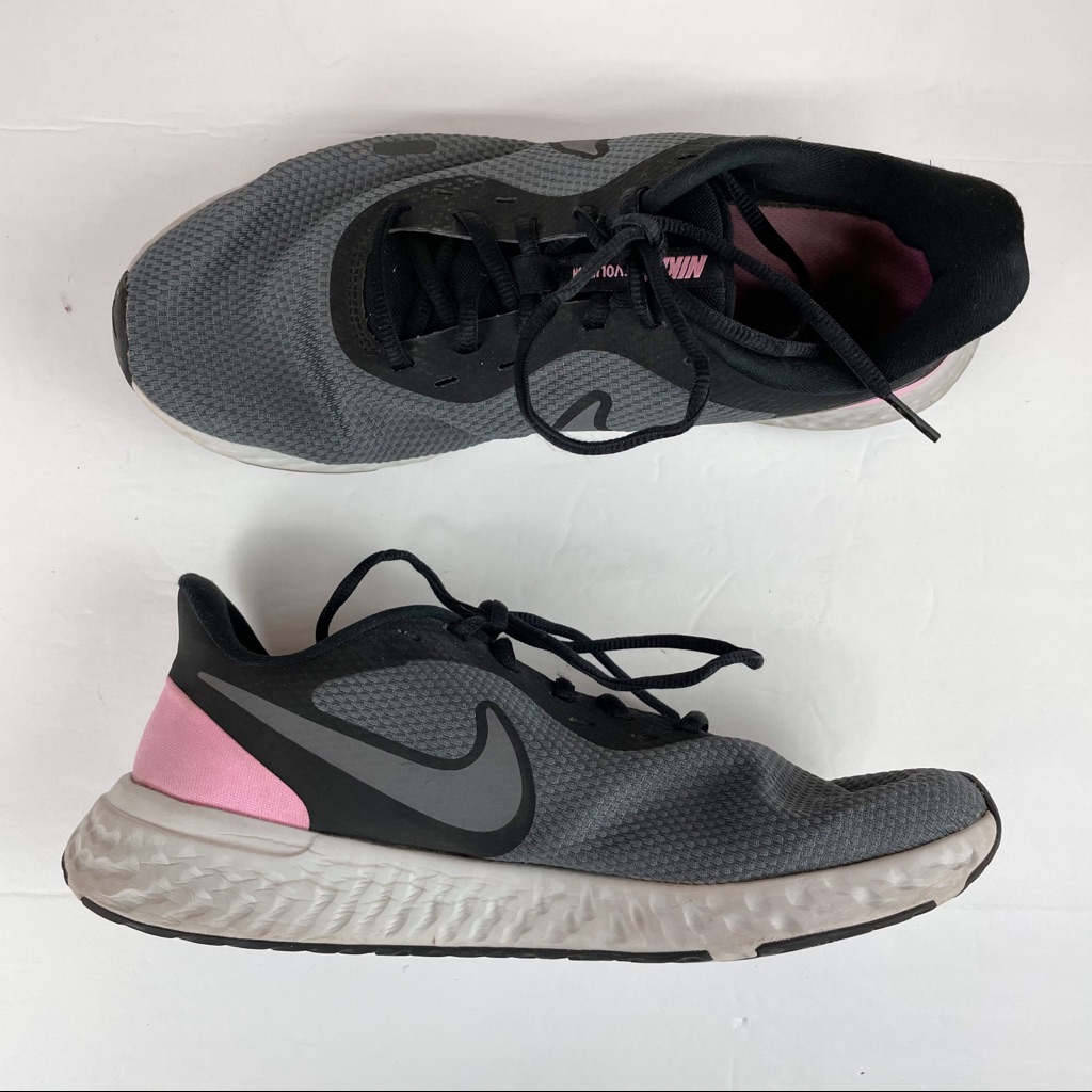 Nike Womens Revolution 5 Running Shoes Pink Black